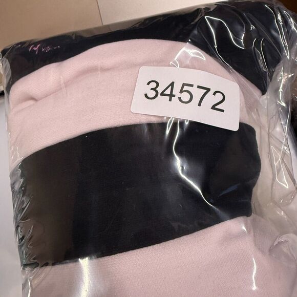 Calvin Klein Dress Women 8 Black Striped Sheath Midi Zipper Sleeveless Rayon - Picture 7 of 7